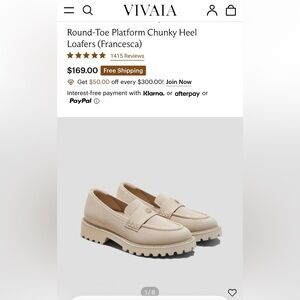 Round-Toe Platform Chunky Heel Loafers (Francesca) 39